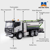 Huina 1316 1:18 Semi-Alloy Remote Control Fog Cannon Truck Toy