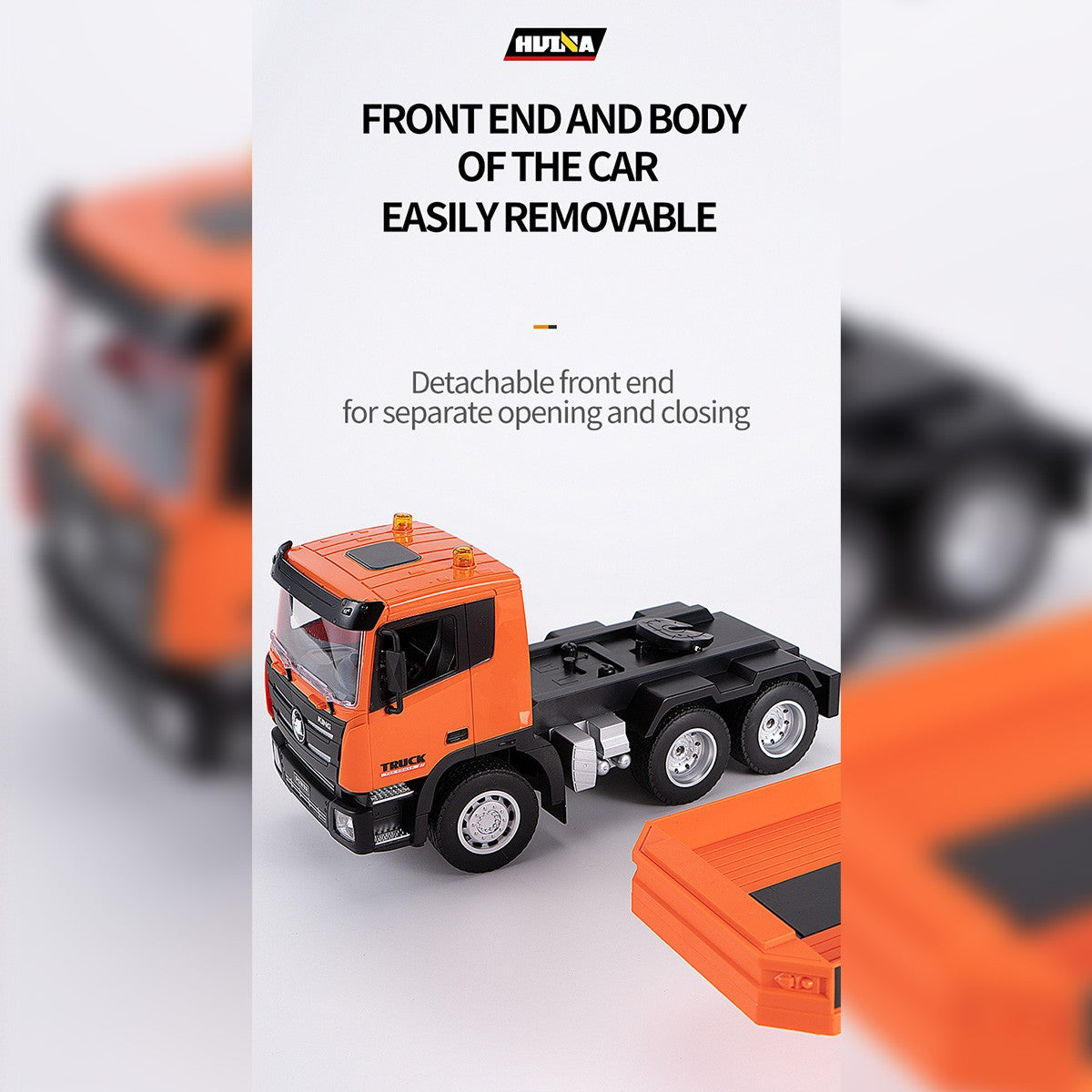 Huina 1319 1:18 Remote Control Flatbed Trailer and Excavator Set-HugmieToys