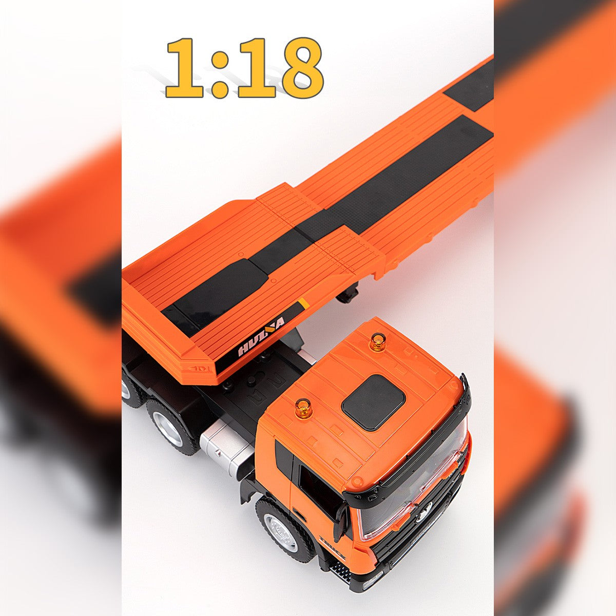 Huina 1319 1:18 Remote Control Flatbed Trailer and Excavator Set-HugmieToys