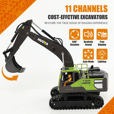 Huina 1661 Remote Control Excavator-HugmieToys