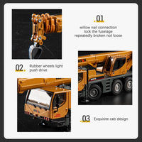 Huina 1702 1:50 Alloy Truck Mounted Crane Model-HugmieToys