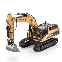 Huina 1710 1:50 Alloy Excavator Static Model - HugmieToys