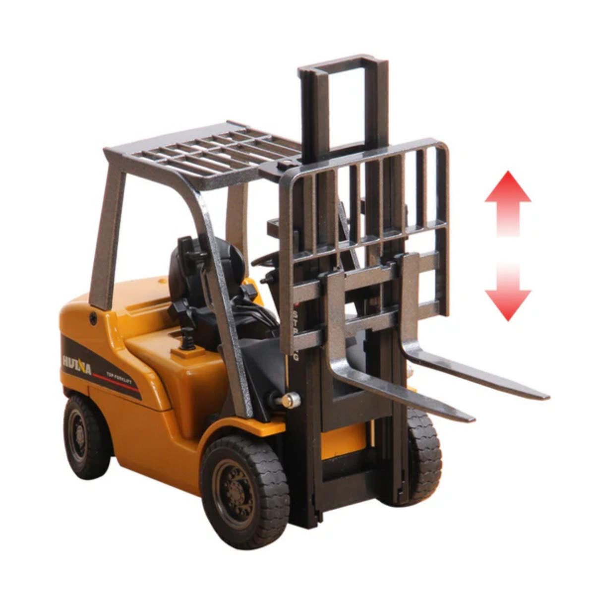 Huina 1717 1:50 Alloy Forklift Static Model - HugmieToys