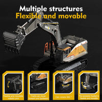 Huina 1721 1:50 Alloy Excavator Diecast Model-HugmieToys