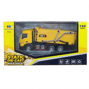 Huina 1735 1:50 Semi-Alloy Muck Truck Static Model