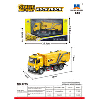 Huina 1735 1:50 Semi-Alloy Muck Truck Static Model