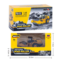 Huina 1815 1:60 Alloy Road Roller Static Model