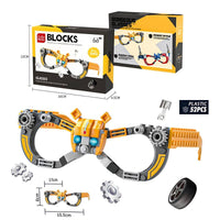 Kids DIY Glasses Building Block Set-HugmieToys