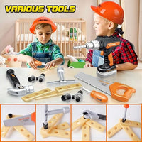 Kids Tool Set - Electric Saw and Drill with Bag - HugmieToys