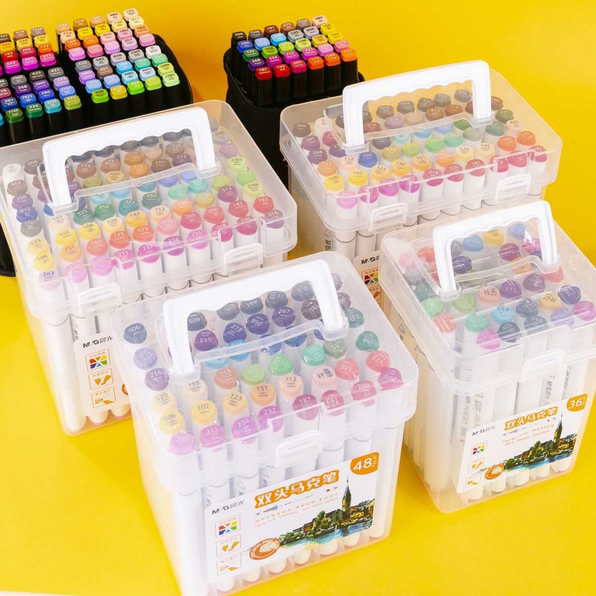 M&G Kids Series Double Tipped Marker Pen Set-HugmieToys