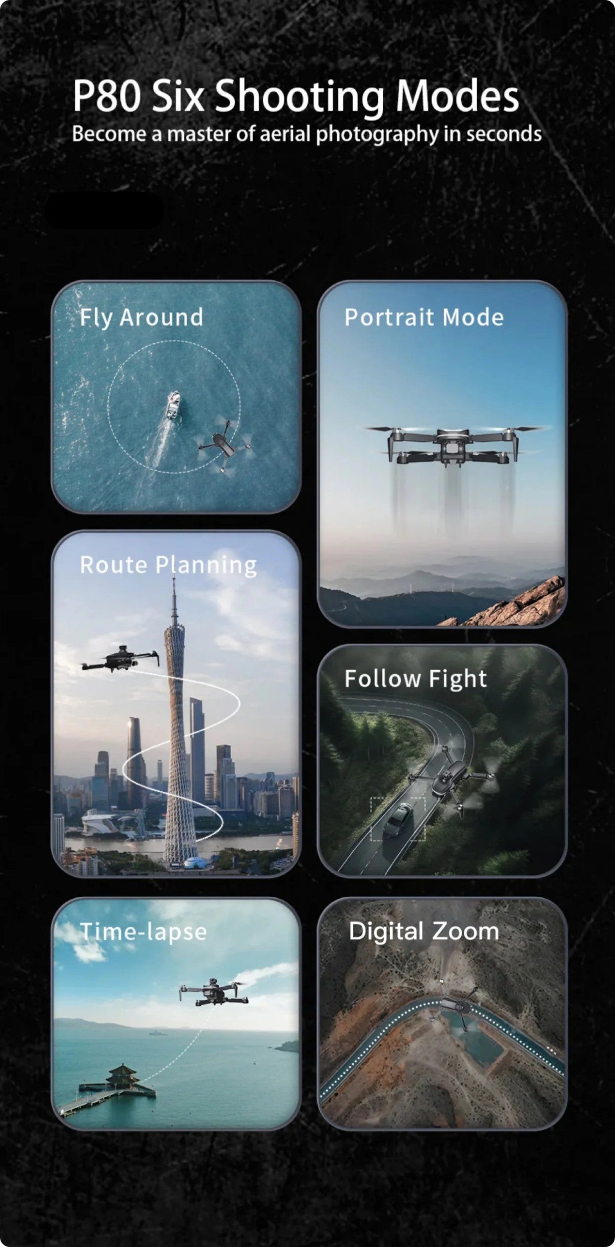 PIHOT P80 Max2 Smart GPS 4K Drone