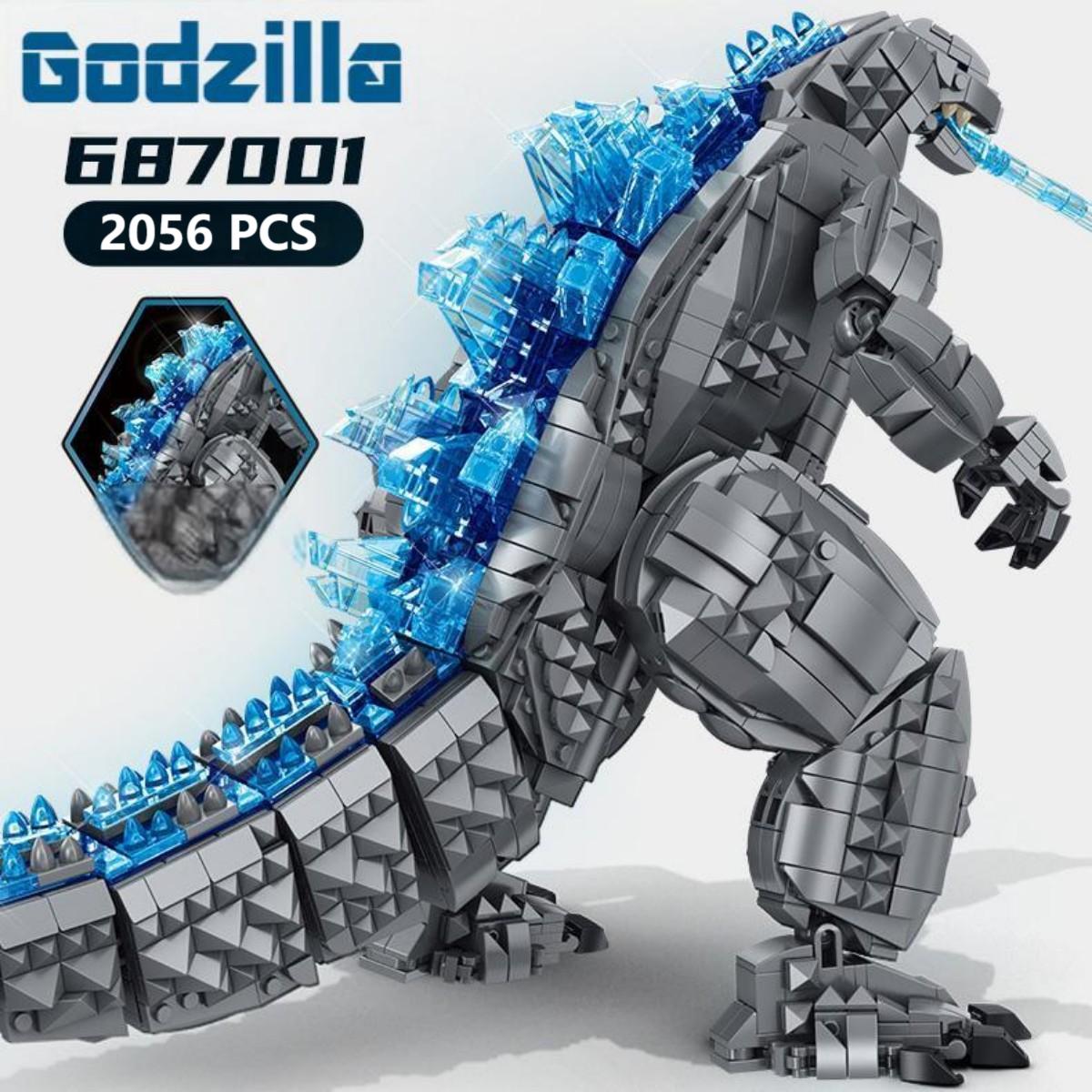 Panlos Brick 687001 Godzilla Building Blocks 2056Pcs-HugmieToys