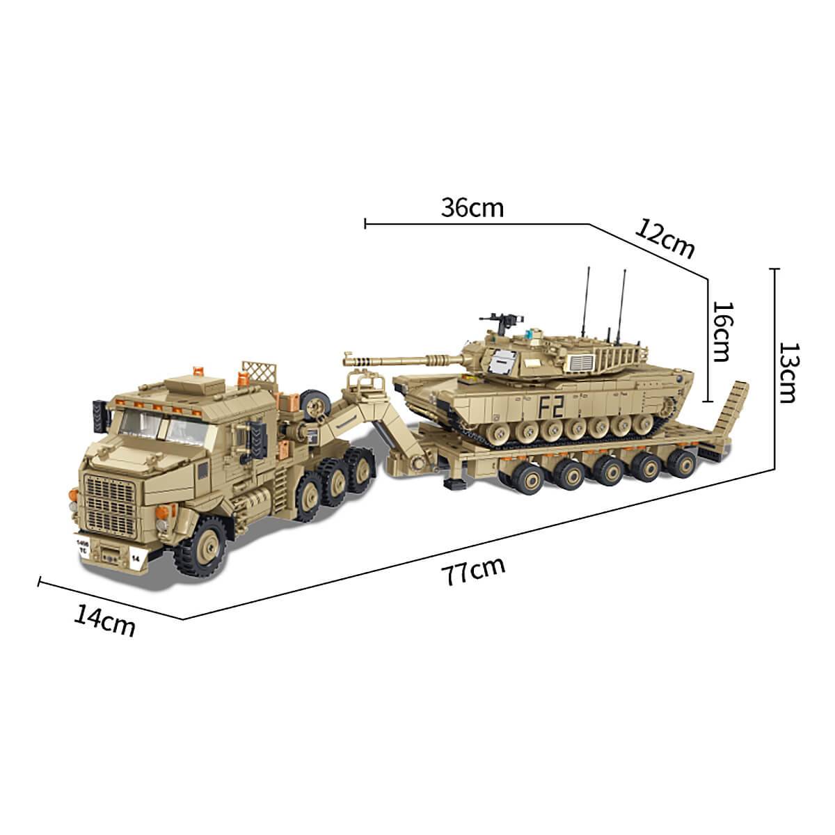 Panlos Brick 628015 M1070 Armored Vehicle 3482Pcs-HugmieToys