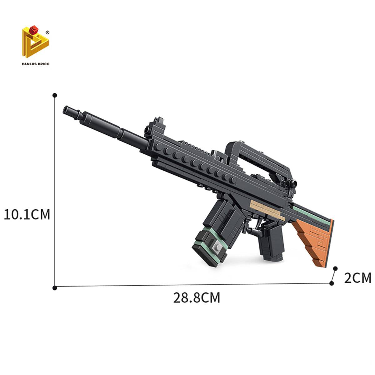 Panlos Brick 630004 8 In 1 M416 Building Block Gun 346Pcs