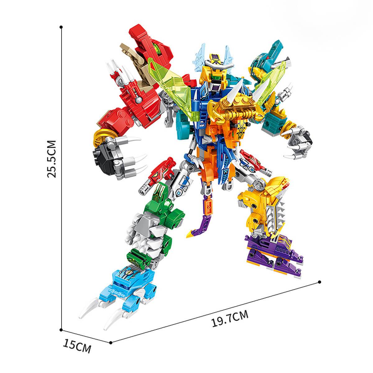 Panlos Brick 633068 Dinosaur God of War 8 in 1 Robot 691Pcs-HugmieToysPanlos Brick 633068 Dinosaur God of War 8 in 1 Robot 691Pcs-HugmieToys