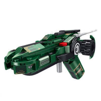 Panlos Brick 633102 Transformer Car to Gun Building Blocks-Green