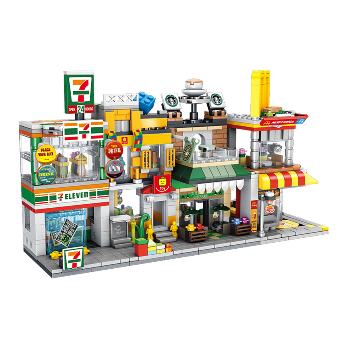 Panlos Brick 657045 Mini Street View Building Blocks