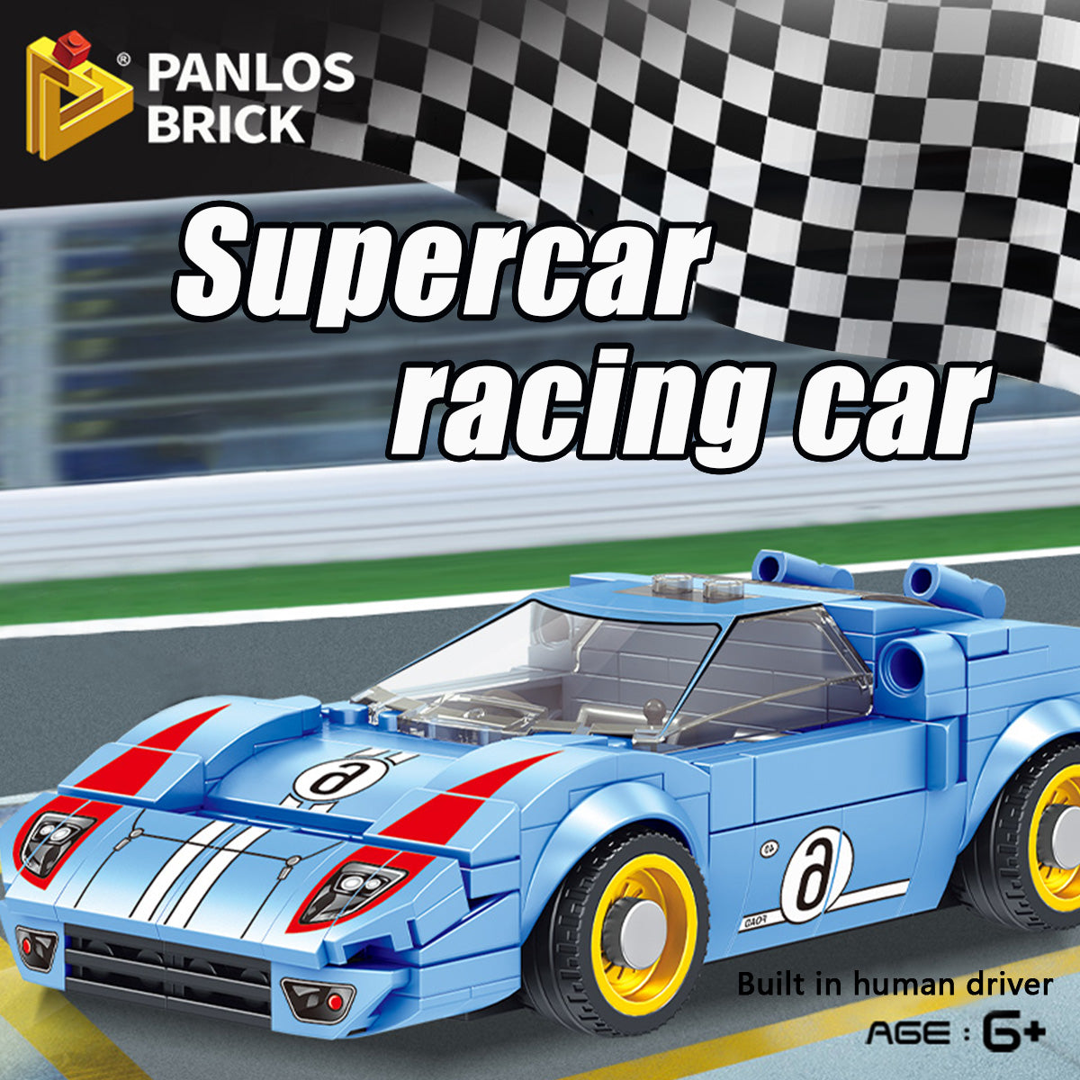 Panlos Brick 666006 Sports Car Building Blocks