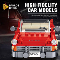 Panlos Brick 666034 Ford Fairlane Convertible Sports Car 370Pcs-HugmieToys