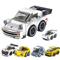 Panlos Brick 667007-012 Mini Racing Car Building Blocks 6 Packs