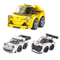 Panlos Brick 667007-012 Mini Racing Car Building Blocks 6 Packs