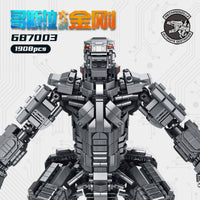 Panlos Brick 687003 Mecha Godzilla Building Blocks 1908Pcs