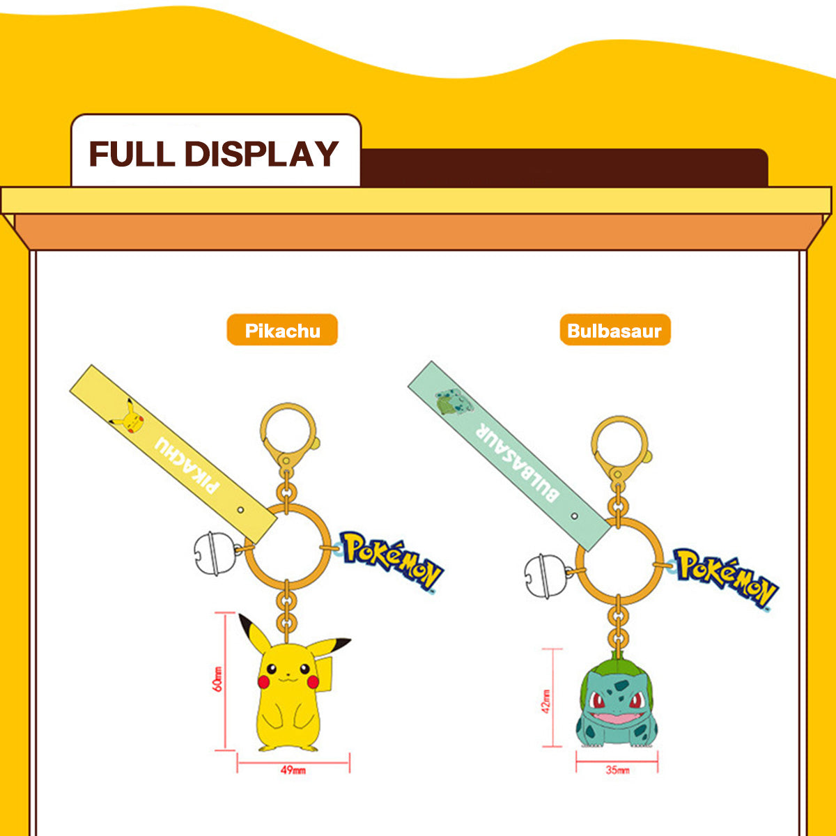 Pokemon Figure Cute Anime Keychain - HugmieToys