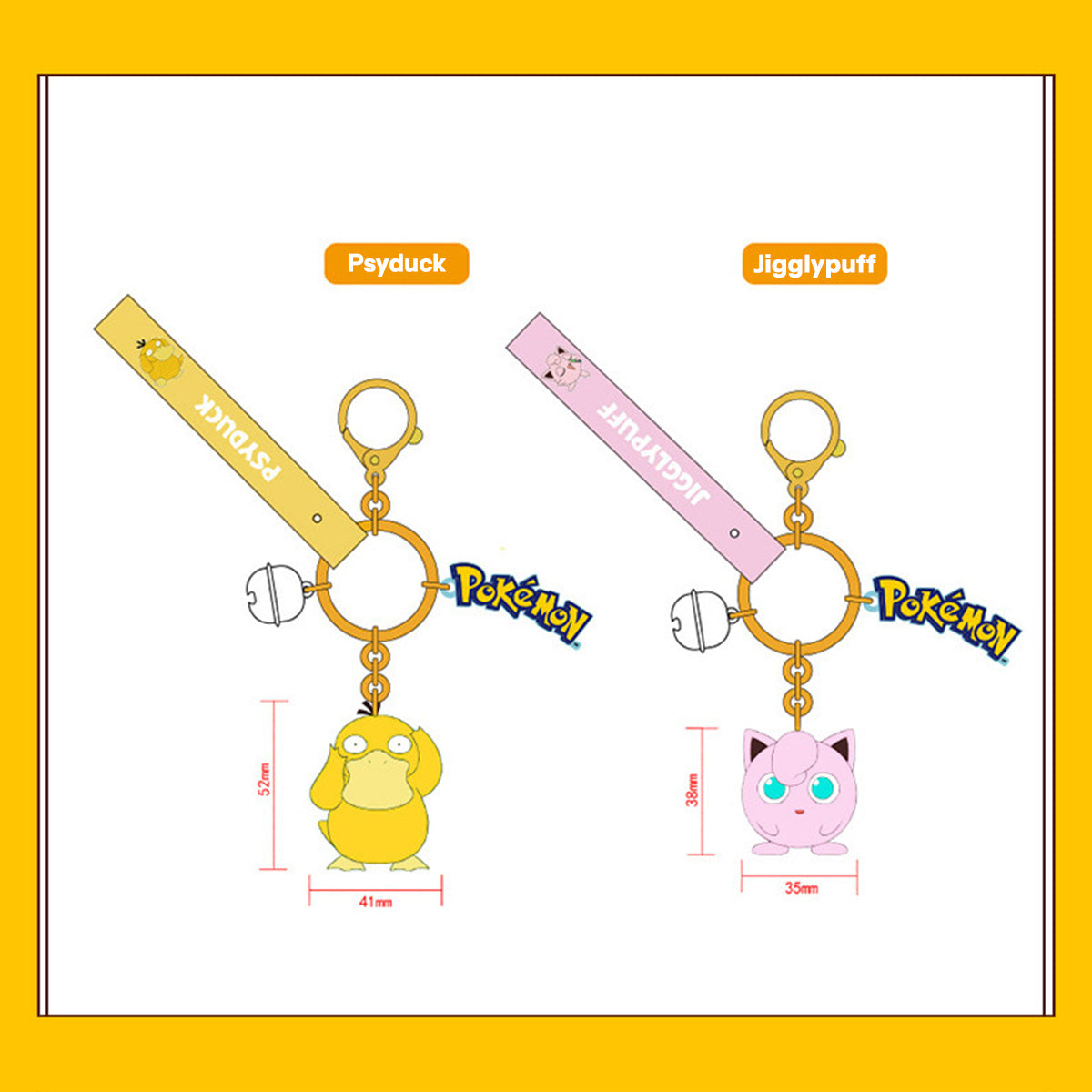 Pokemon Figure Cute Anime Keychain - HugmieToys