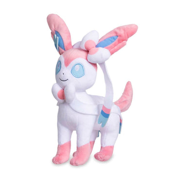 Adorable Pokemon Stuffed Plush Toys Sylveon 23cm, crafted with high-quality plush material. Perfect for cuddling and displaying in any Pokémon collection.