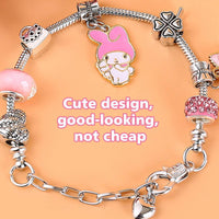 S073 Sanrio Cute Anime Alloy Charm Bracelet - HugmieToys