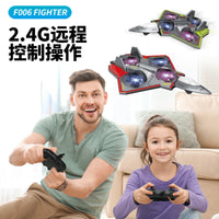 RC Fighter Plane Foam Drones with LED Light