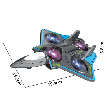 RC Fighter Plane Foam Drones with LED Light