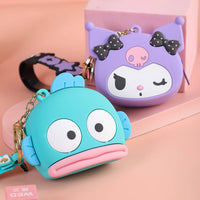 Sanrio Cartoon Silicone Coin Purse Keychain - HugmieToys