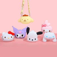 Sanrio Cartoon Silicone Mini Crossbody Bag - HugmieToys