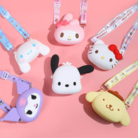 Sanrio Cartoon Silicone Mini Crossbody Bag - HugmieToys