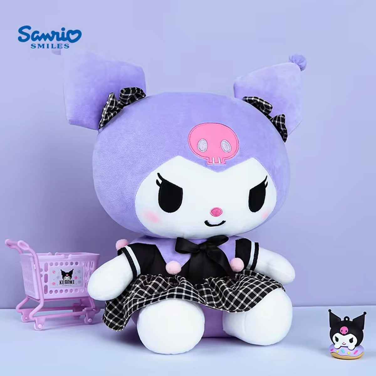 Sanrio Uniform Series Kuromi Plush Toy 30cm - HugmieToys