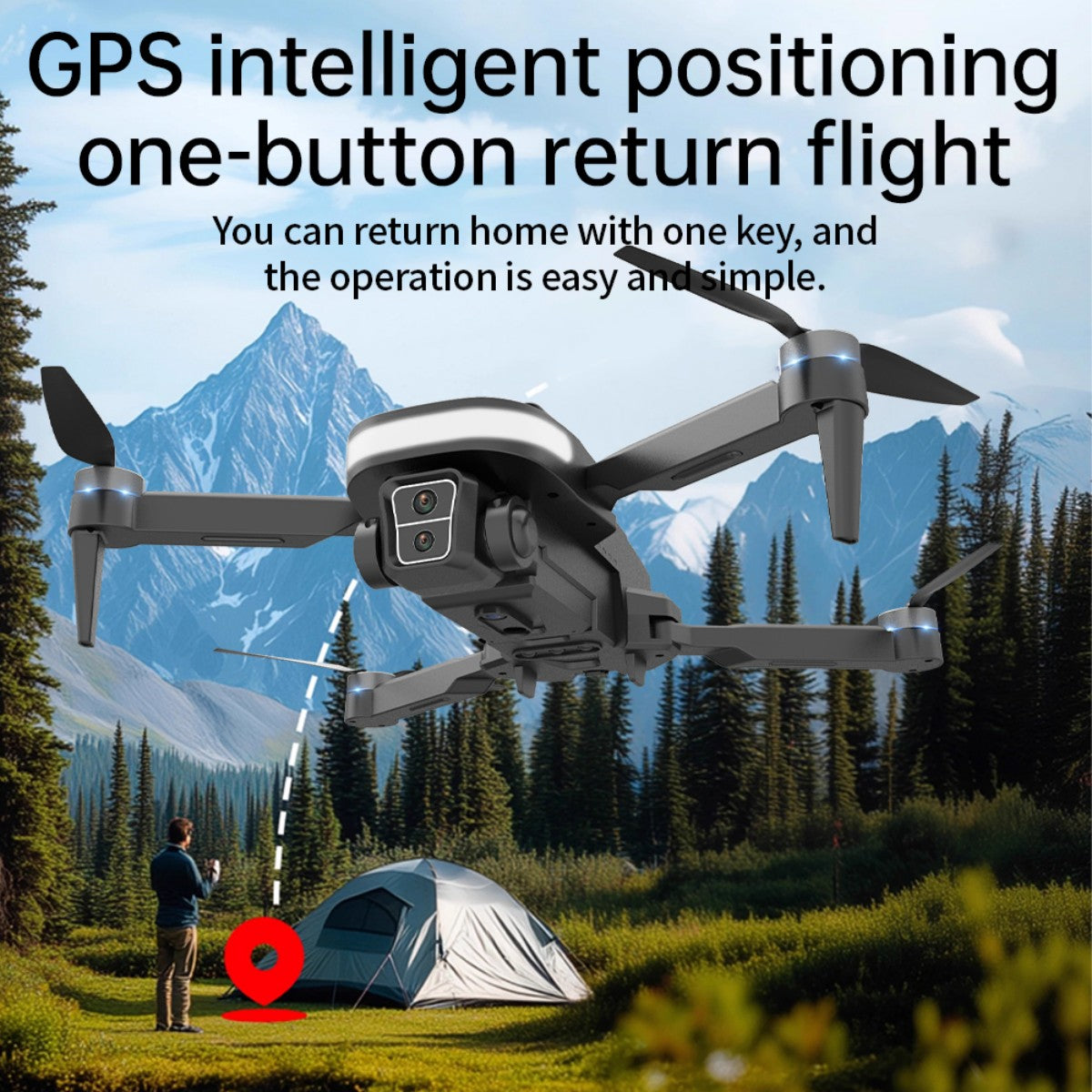 U6 8K Three Aerial Remote Control Drone