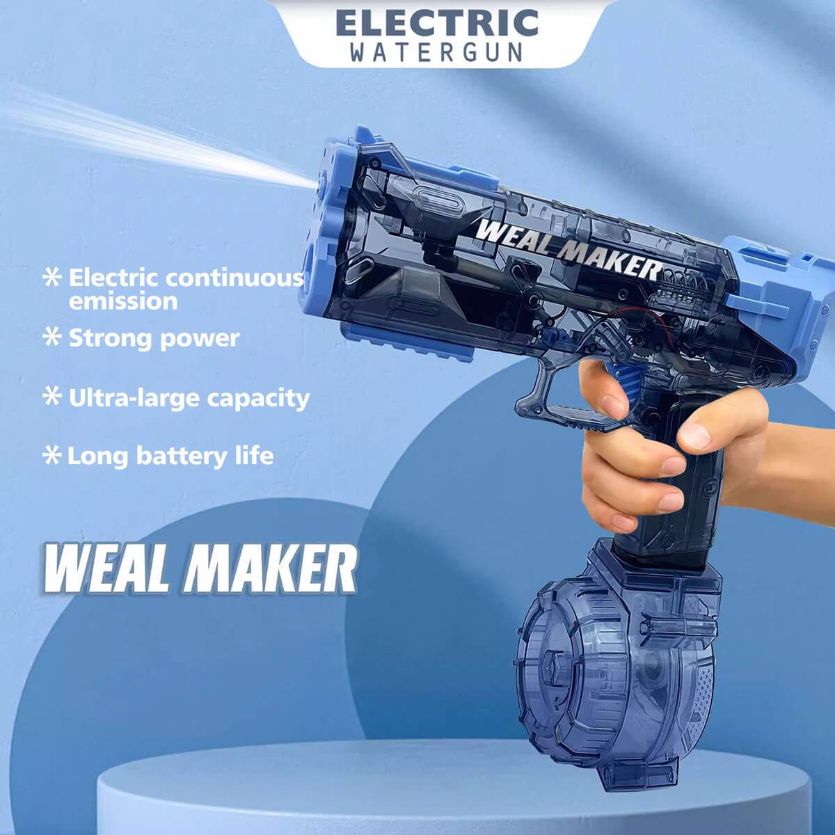 W555 Strongest Electric Water Gun for Adults Kids - HugmieToys