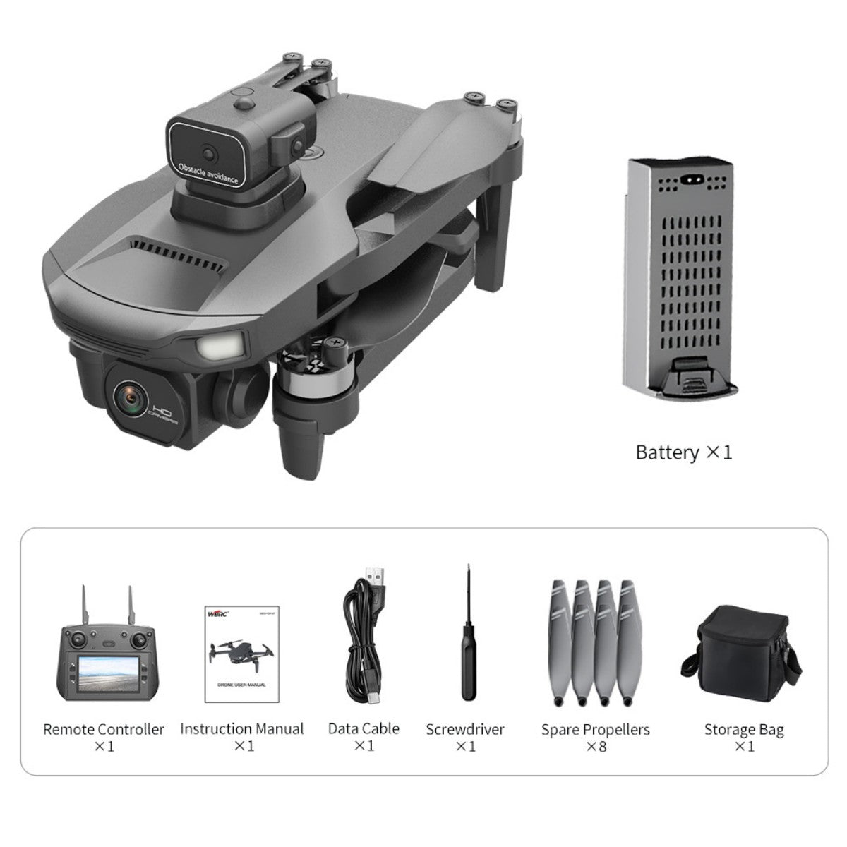 W9 GPS Drone With Screen Control HD Camera