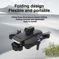 WBRC K2 Folding Aerial Photography Drone with Camera 4K - HugmieToys