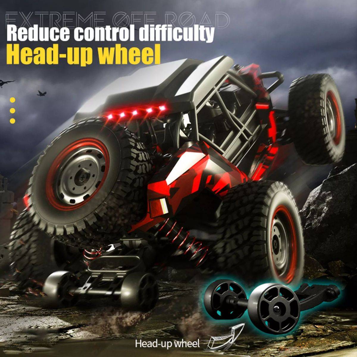 WBRC105 High Speed 4 Wheel Drive Remote Control Car - HugmieToys