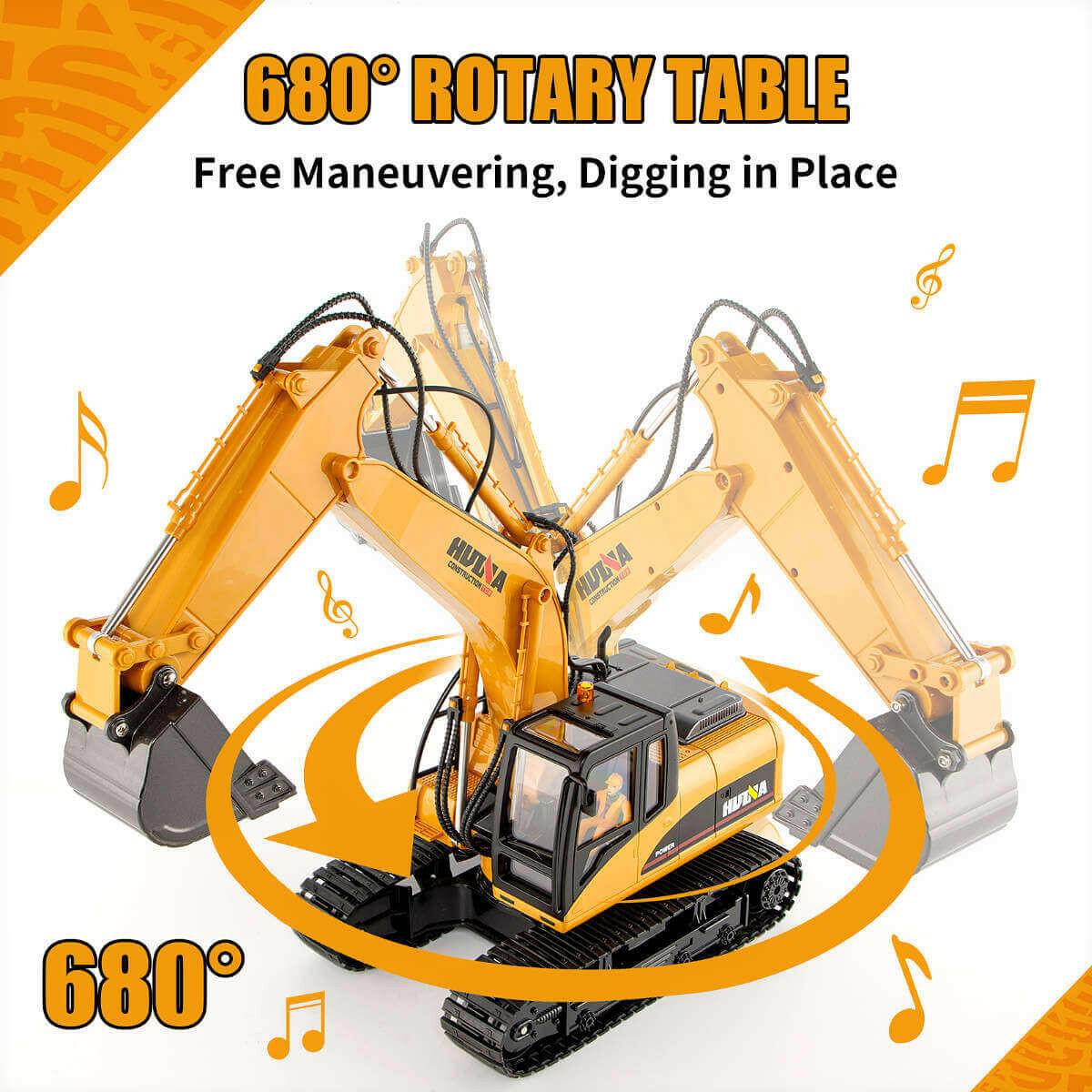 Huina 1535 RC Excavator - Hugmie