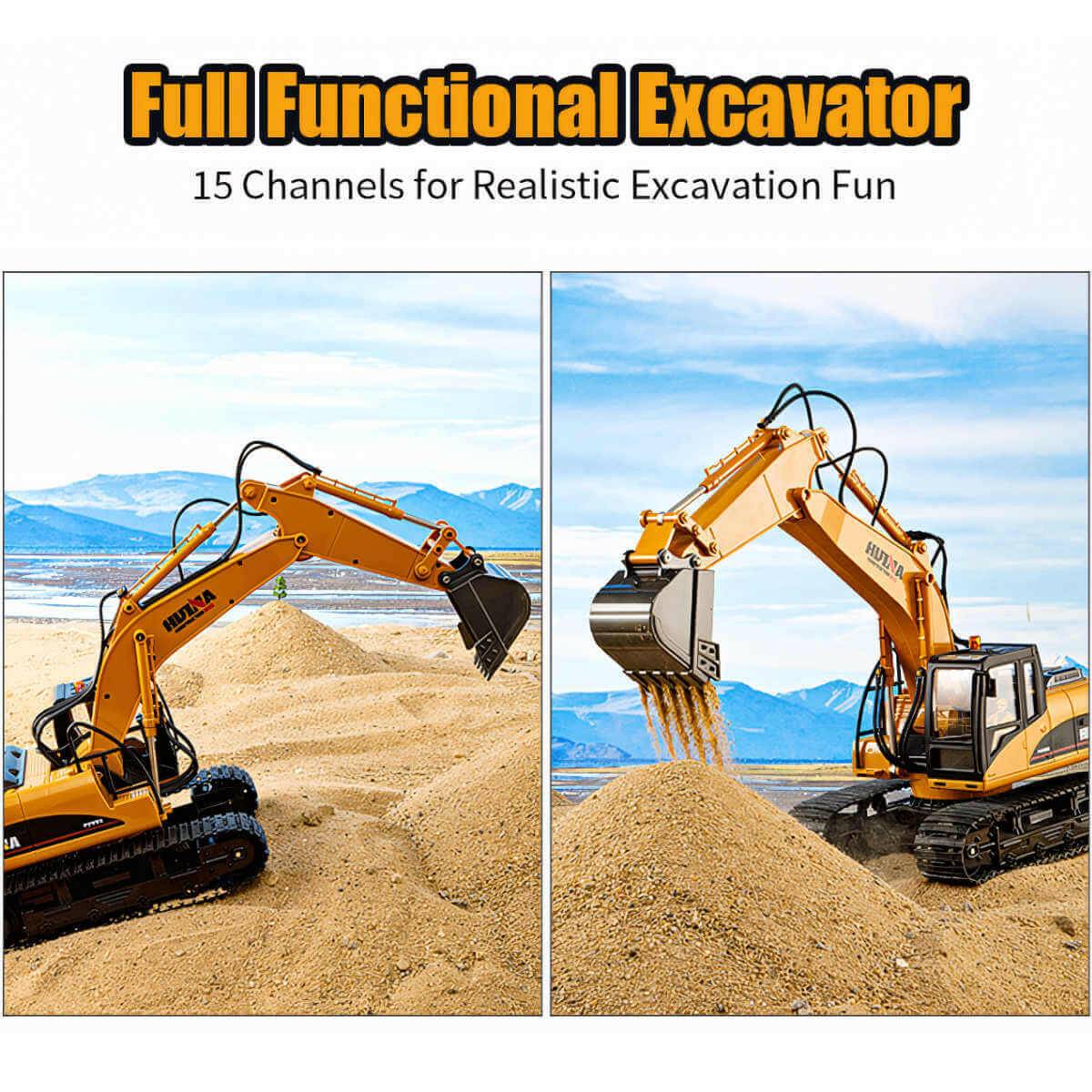 Huina 1535 RC Excavator - Hugmie