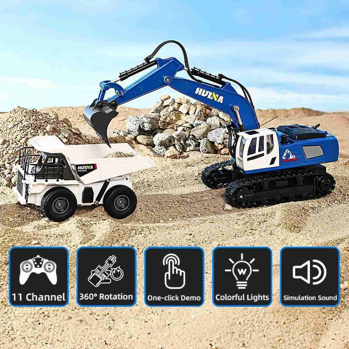 Huina 1558 RC Excavator - Hugmie