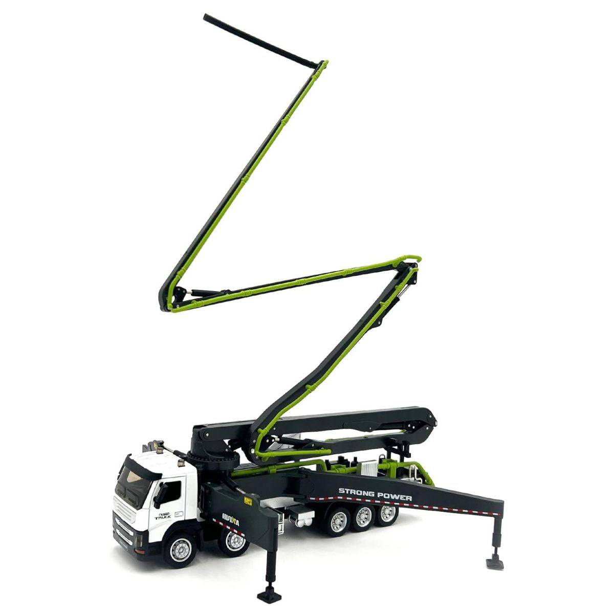 Huina 1709 1:50 Alloy Diecast Concrete Pump Truck - Hugmie