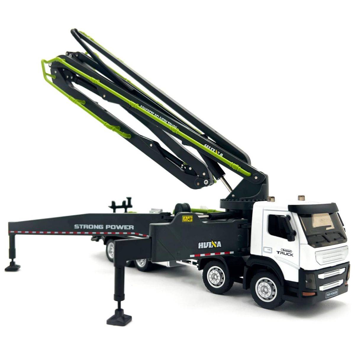 Huina 1709 1:50 Alloy Diecast Concrete Pump Truck - Hugmie