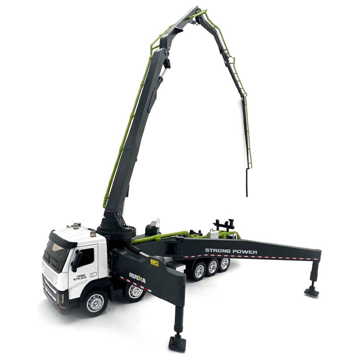 Huina 1709 1:50 Alloy Diecast Concrete Pump Truck - Hugmie